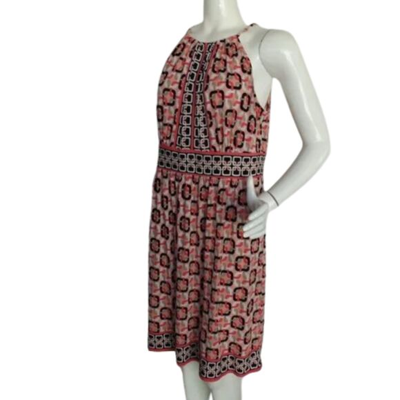 NY & CO Dress, XL, Summer, Multicolor Abstract Chain print, Sleeveless - Picture 4 of 12